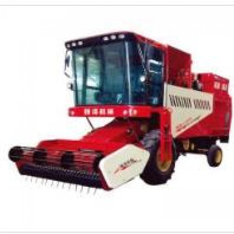 Self-propelled peanut picking machine